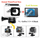 Gopro Hero 3 3+ & 4 Lcd Touch Screen With Waterproof Housing Case - Imported From Uk
