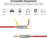 Gotor 3.5Mm Audio Cable Aux Cord To Auxiliary Car Stereo For Smartphone Tablets Speaker Home