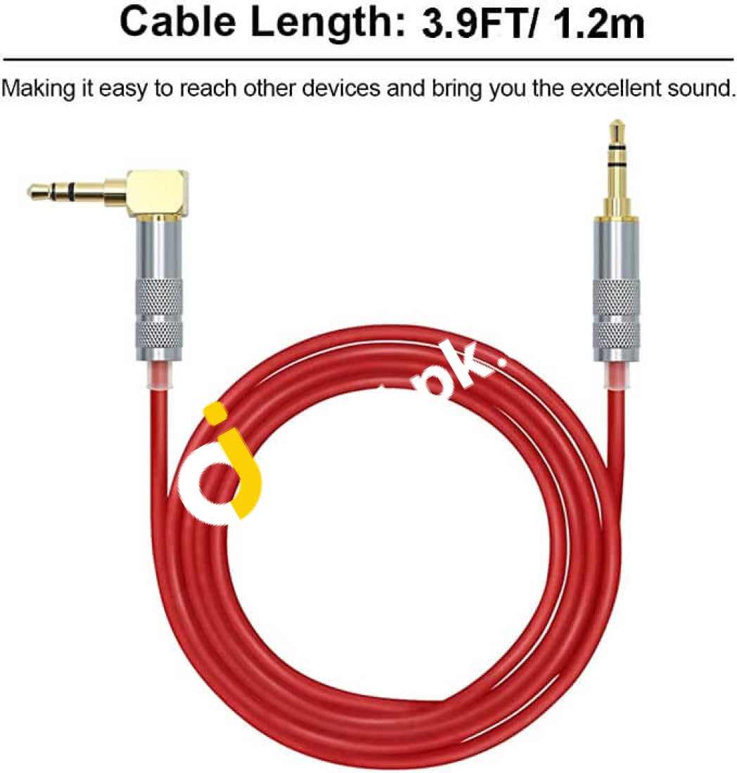 Gotor 3.5Mm Audio Cable Aux Cord To Auxiliary Car Stereo For Smartphone Tablets Speaker Home