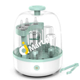 GROWNSY Baby Bottle Steam Sterilizer, Sanitizer for Baby Bottles Pacifiers Breast Pumps Large Capacity and 99.99% Cleaned in 8 Mins - Imported from UK