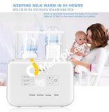 Grownsy Baby Bottle Warmer & Sterilizers 6-In-1 Fast Food Heater Defrost Bpa-Free With Lcd Display