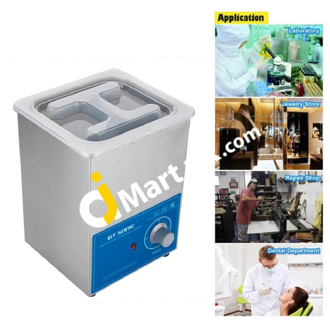 Gt Sonic 2L Ultrasonic Cleaner With Adjustable Timer Ideal For Jewelleries Medical Equipments