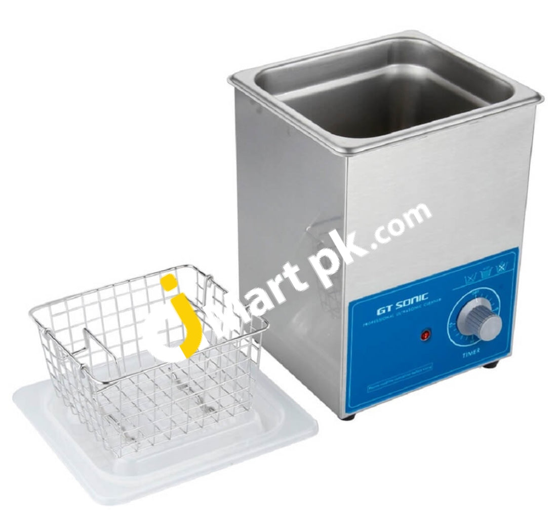 Gt Sonic 2L Ultrasonic Cleaner With Adjustable Timer Ideal For Jewelleries Medical Equipments