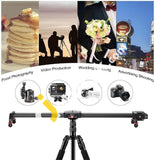 Gvm Gt-60D 27Inch Motorized Camera Slider Video Rail Track Dolly Aluminum Alloy With Remote Control