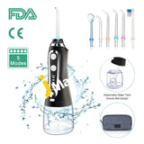 Dental Oral Irrigator With 6 Interchangeable Tips And 300Ml Water Tank - Imported From Uk