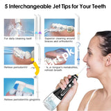 Dental Oral Irrigator With 6 Interchangeable Tips And 300Ml Water Tank - Imported From Uk