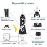 Dental Oral Irrigator With 6 Interchangeable Tips And 300Ml Water Tank - Imported From Uk