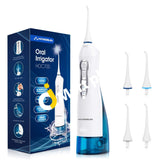 Hangsun 300Ml Water Flosser Rechargeable Dental Oral Irrigator With 4 Jet Tips 3 Modes Ipx7