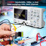 Hanmatek Dos1102 110Mhz Bandwidth Digital Oscilloscope Kit With 2 Channels And 7 Inch Tft / Lcd