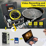 Hbuds 30M/100Ft Pipeline Industrial Endoscope Camera Waterproof Ip68 Sewer Video With 7 Tft Lcd