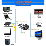 Hdmi Male To Vga Female Adapter Converter With Audio - Imported From Uk