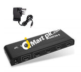 4 Ports Hdmi Splitter 1X4 With Power Adapter - Imported From Uk