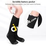 Heated Socks With 2X 3.7V 2500Mah Rechargeable Batteries For Men Women Winter Thermal Kits 3 Heat