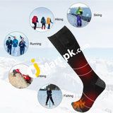 Heated Socks With 2X 3.7V 2500Mah Rechargeable Batteries For Men Women Winter Thermal Kits 3 Heat