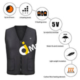 Heated Vest For Men & Women Usb Heating Jacket (Without Battery) - Imported From Uk