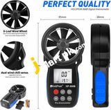Holdpeak Hp-866B Digital Anemometer Handheld Wind Speed Meter - Imported From Uk
