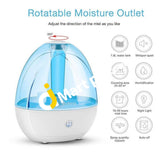 Humidifier Yoleo 1800Ml Ultrasonic Cool-Mist Whisper-Quiet Automatic Shut-Off With Night Light