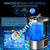 Hydrogen Rich 2L Water Machine V8 Micro Electrolysis High Concentration Negative Ion Purifier -