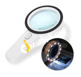 IDEALeben 12 LED 10X Illuminated Handheld Magnifier - Imported from UK