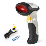 INTEY Wireless Barcode Scanner, 2.4GHz Handheld Laser Barcode Reader Bluetooth & USB 32-Bit 256K, 10M Range, 1500mAh Rechargeable Battery - Imported from UK