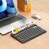 Jelly Comb Multi Device Bluetooth 5.1 Rechargeable Wireless Keyboard With Integrated Stand For