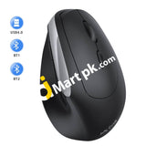 Jelly Comb Vertical Mouse, Dual Bluetooth & 2.4G Wireless Ergonomic Mouse Reduces Wrist Strain - Imported from UK