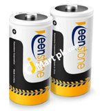 Keenstone Rechargeable Batteries 1.2V 5000Mah Ni-Mh High Capacity C Size R14 (2 Pack) - Imported