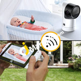 Kodak Cherish C525 Smart Video Baby Monitor 5 Hd Screen Camera With Remote Tilt Pan & Zoom Two-Way