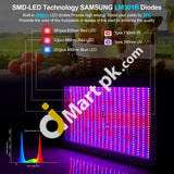 Koscheal Led Plant Grow Light 2000W Advanced Full Spectrum 596Pcs Samsung Diodes Leds With Uv & Ir