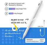 Kxt Stylus Pen For Apple Ipad With Tilt Sensitivity & Palm Rejection - Imported From Uk