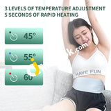 Landwind Uterus Warmer Electric Heating Pad For Back Pain Relief Relieve In Menstrual Lower Support