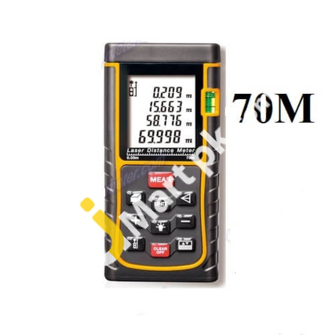 70m Distance Scale Laser Distance Meter 70M - 229ft with Upgrade Electronic Angle Sensor ...