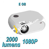 Led Wi-Fi Video Projector 2000 Lumens 1080P Hd Supported For Home Movie Theater Compatible Ios