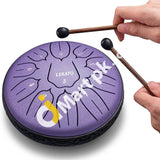 Lekato Steel Tongue Drum 6 11 Notes D Major Beginner Hand Percussion For Meditation Yoga Musical