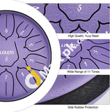 Lekato Steel Tongue Drum 6 11 Notes D Major Beginner Hand Percussion For Meditation Yoga Musical