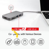 Lenovo Usb-C Hub To Hdmi Adapter 7-In-1 4K Usb 3.0 2.0 Sd/Tf - Imported From Uk