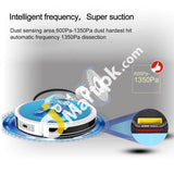 Robotic Vacuum Cleaner Leshp Self-Docking With Drop-Sensing Technology For Hard Floor & Thin Carpet