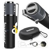 Lewinner Wireless Bluetooth SmartMic 48KHz Lapel Clip-on Microphone - Imported from UK