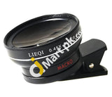 Lieqi 2-In-1 Optical Glass Lens 0.45X Wide-Angle 10X Macro-Lens Imported From Uk