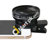 Lieqi 2-In-1 Optical Glass Lens 0.45X Wide-Angle 10X Macro-Lens Imported From Uk