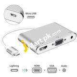 Lightning to HDMI / VGA / AV Adapter for iPhone / iPad - Imported from UK