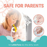 Littletora Electric Baby Nasal Aspirator With 3 Medical Silicone Tips - Imported From Uk