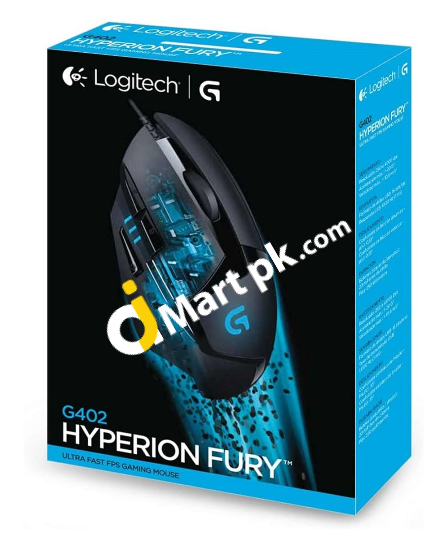 Logitech G402 Hyperion Fury Ultra-Fast Fps Gaming Mouse - Imported From Uk