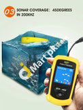 Lucky Portable Fish Finder Echo Siren Alarm Sonar 100M Lcd Underwater Camera For Fishing - Imported