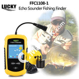 Lucky Portable Fish Finder Echo Siren Alarm Sonar 100M Lcd Underwater Camera For Fishing - Imported