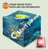 Lucky Portable Fish Finder Echo Siren Alarm Sonar 100M Lcd Underwater Camera For Fishing - Imported