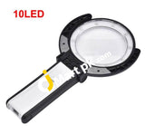 Magnifying Glass 2X 5X 10Led Lamp Table & Desk With Ultra Bright Led Light Hands Free Magnifier For