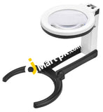 Magnifying Glass 2X 5X 10Led Lamp Table & Desk With Ultra Bright Led Light Hands Free Magnifier For