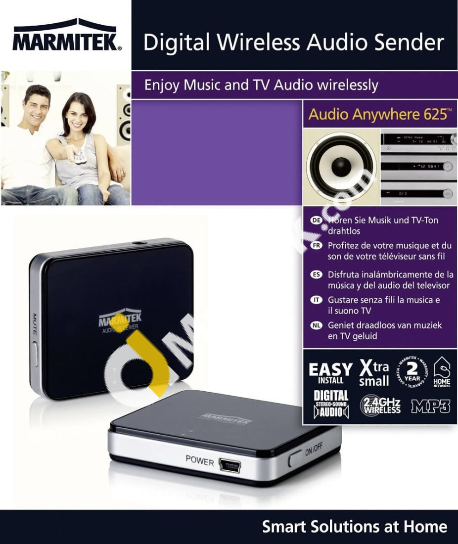 Marmitek Digital Audio Sender Anywhere 625 - Imported From Uk
