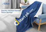 Maxkare Single (50 X 60) Electric Heated Throw Blanket Flannel & Velveteen With 6 Heating Levels 5